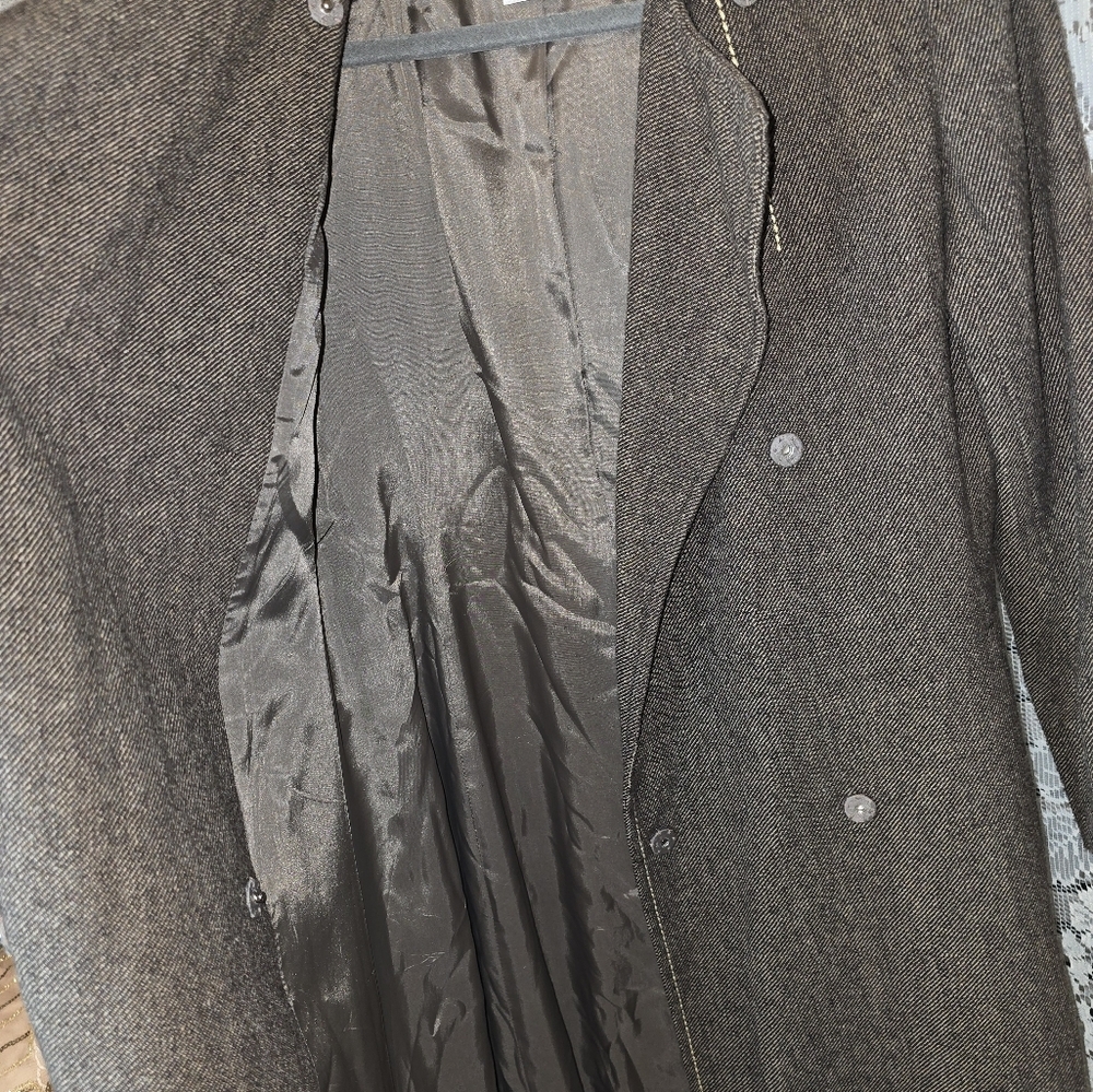 Vintage Spiegel Wool Blend Trench Coat. Womens 6P - Picture 9 of 16
